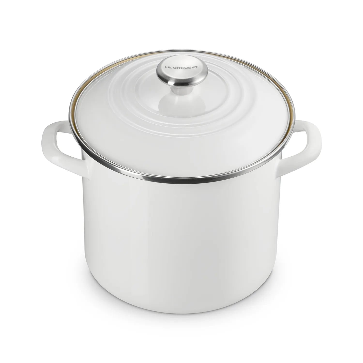 Le Creuset Enameled Steel Stockpot with Stainless Steel Knob, 8 qt.
