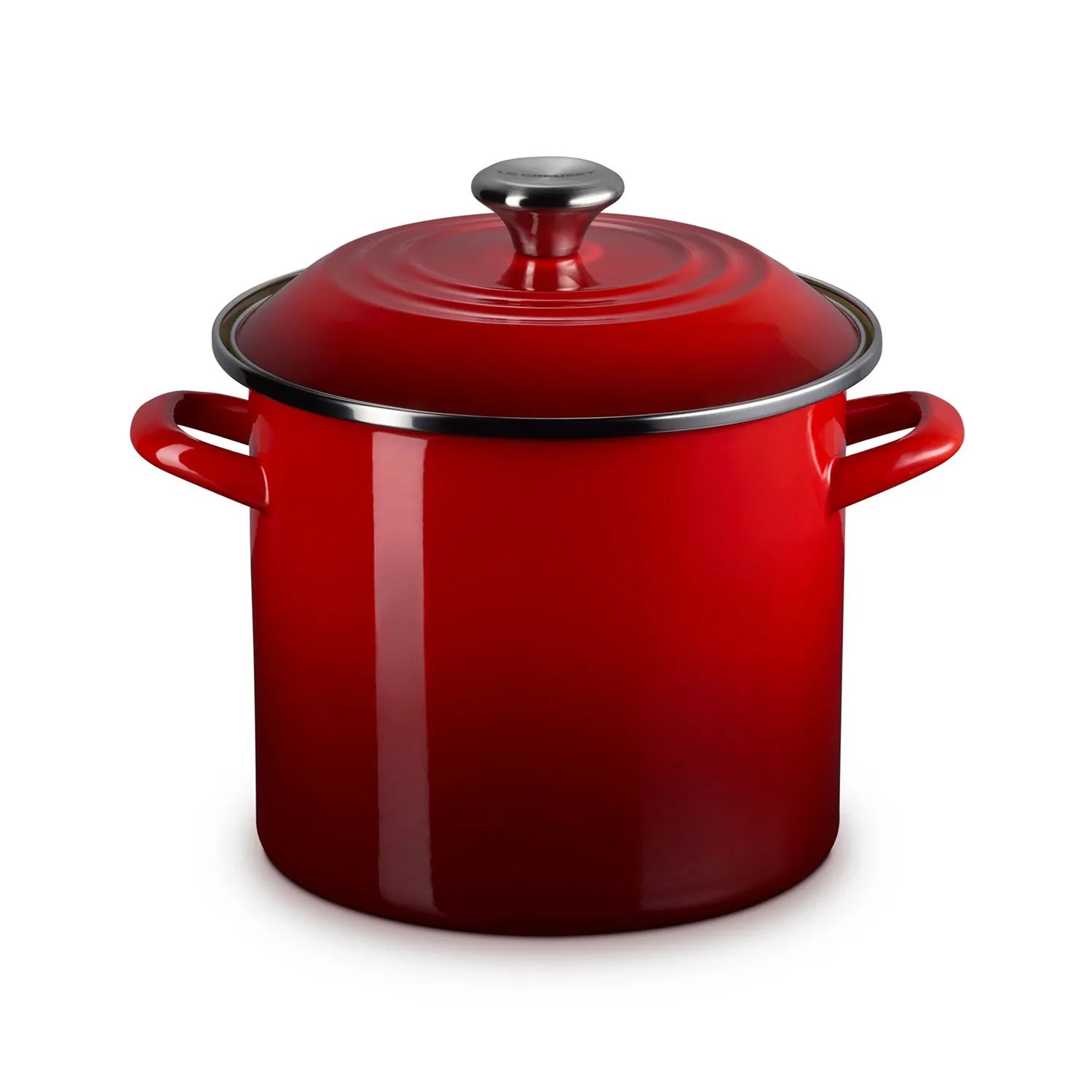 Le Creuset Enameled Steel Stockpot with Stainless Steel Knob, 8 qt.