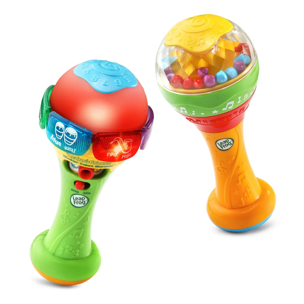 LeapFrog Learn and Groove Shakin' Colors Maracas, Bilingual Toy for Toddlers, 6-36 Months - USA MEGA SHOP