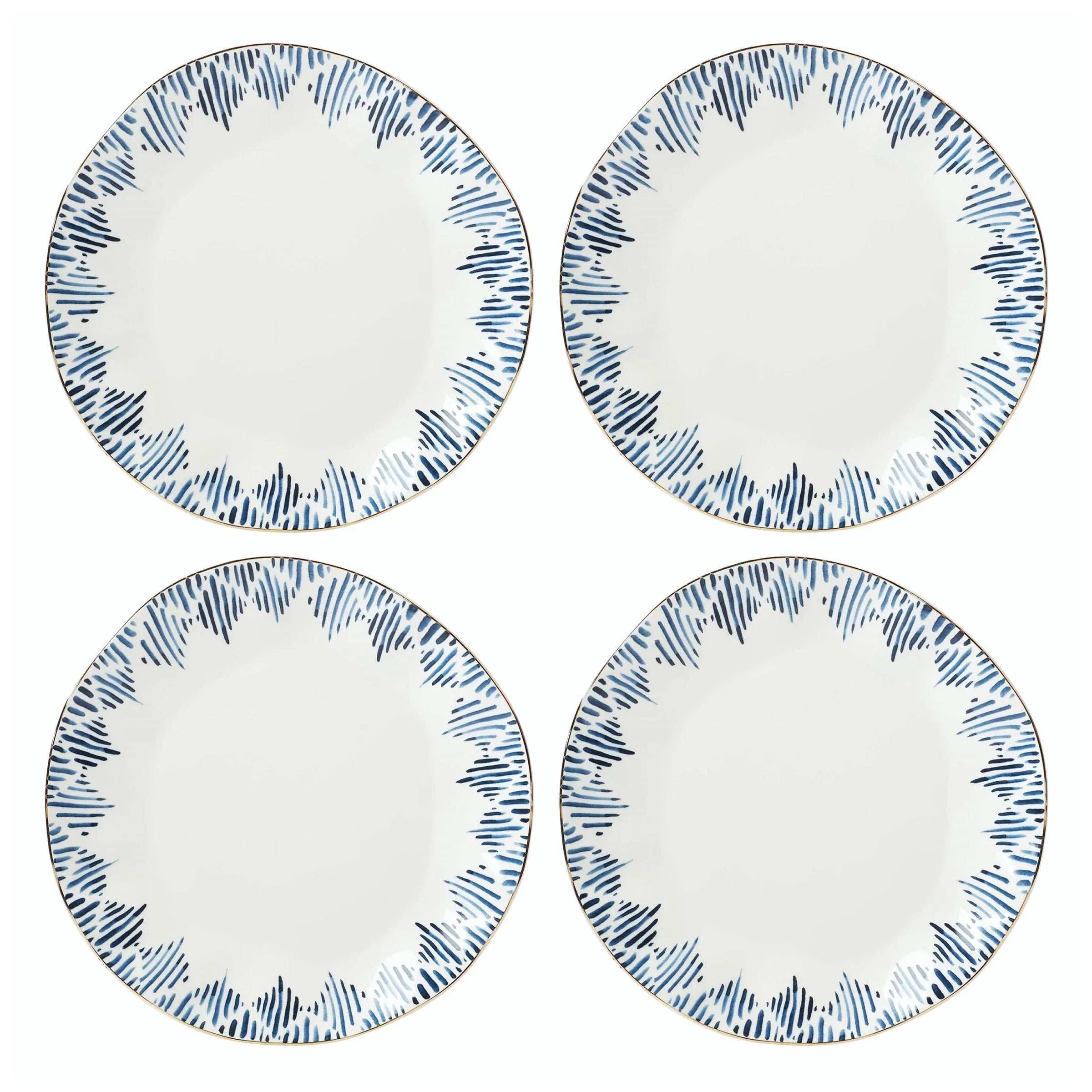 Lenox Blue Bay Porcelain 12-piece Dinnerware Set - USA MEGA SHOP