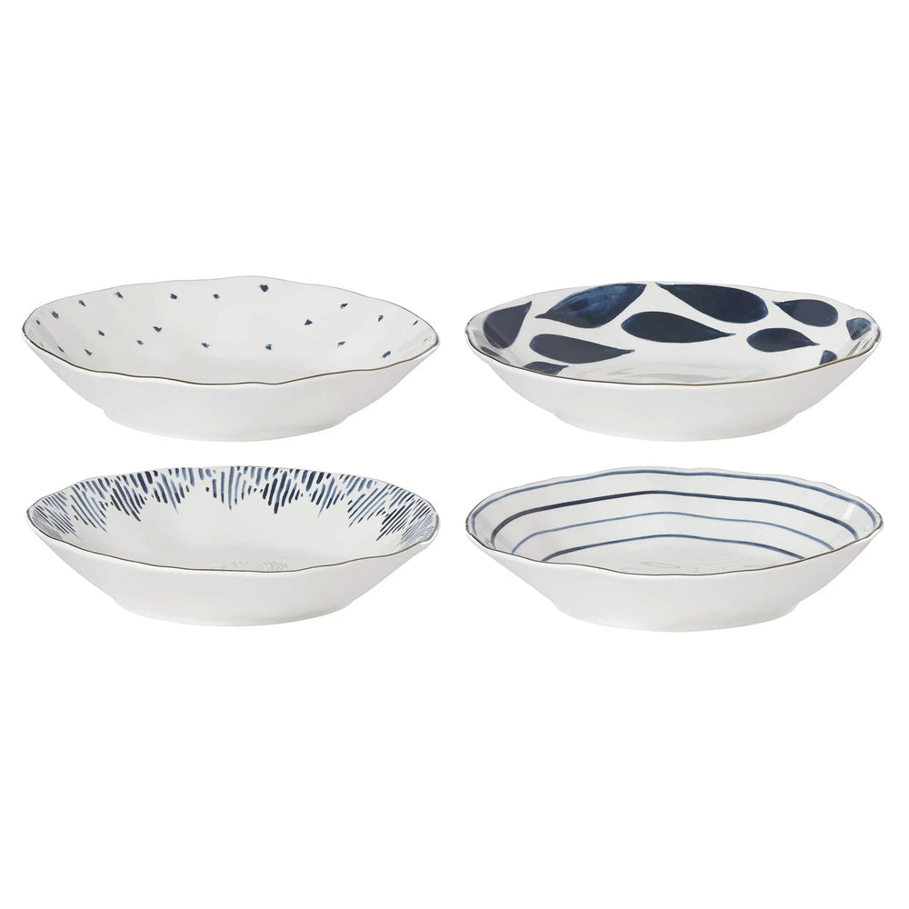 Lenox Blue Bay Porcelain 12-piece Dinnerware Set - USA MEGA SHOP