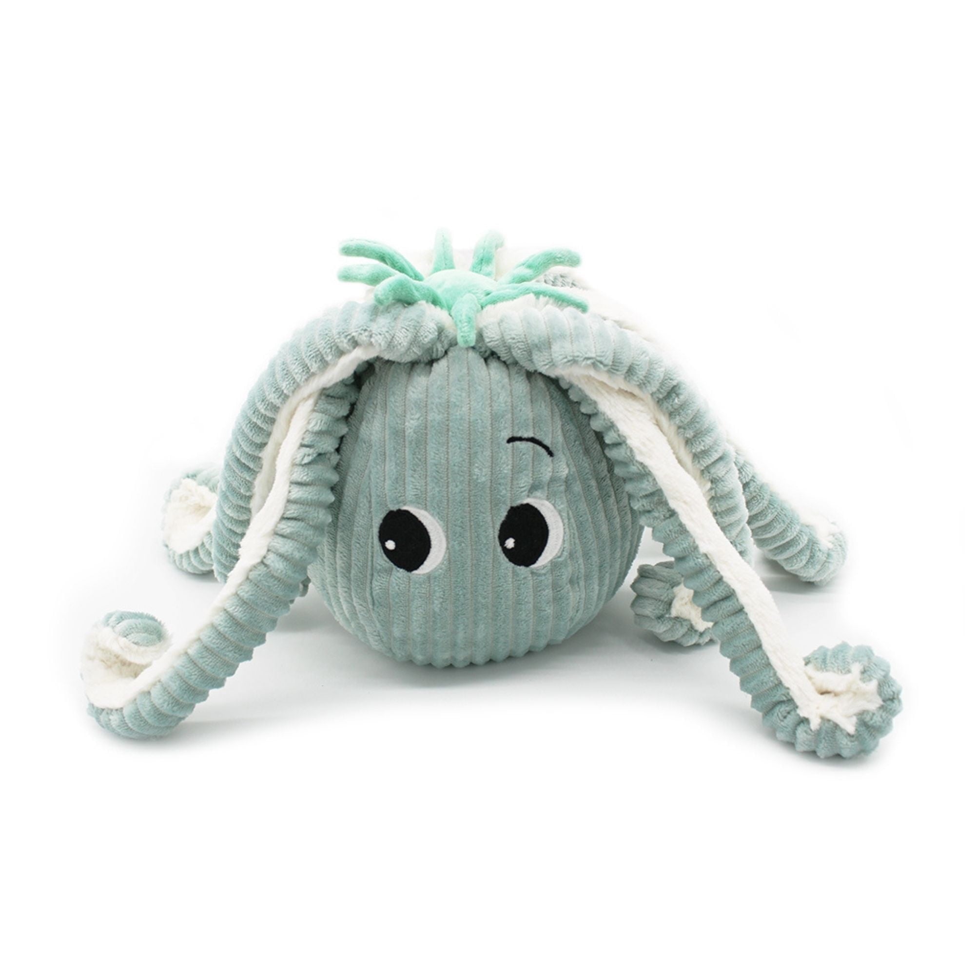Les Ptipotos Octopus Mom & Baby Plush Stuffed Animal Set & Eco-Friendly Toy in Blue