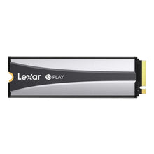 Black and silver M.2 PCIe SSD with heatsink and gold edge connector