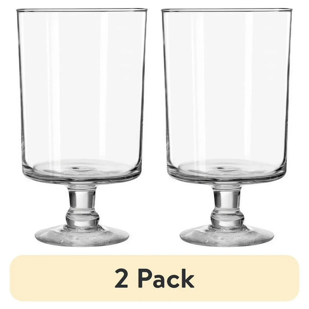 Libbey Classic Harbor Clear Glass Pillar Candle Holder, 11 in. - USA MEGA SHOP