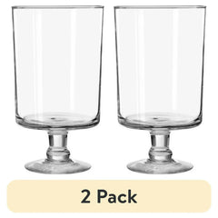 Libbey Classic Harbor Clear Glass Pillar Candle Holder, 11 in.
