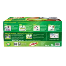 Lightning Spin Mop system box back with refill replacement instructions panels