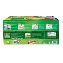 Libman Lightning Spin Mop system box back with replacement refill instructions