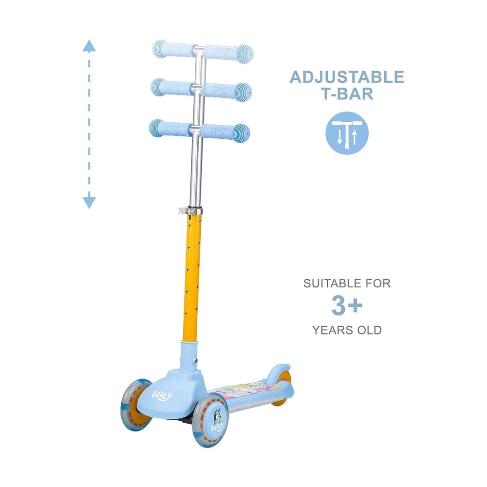 Licensed Kids Light Up 3-Wheel Scooter - USA MEGA SHOP