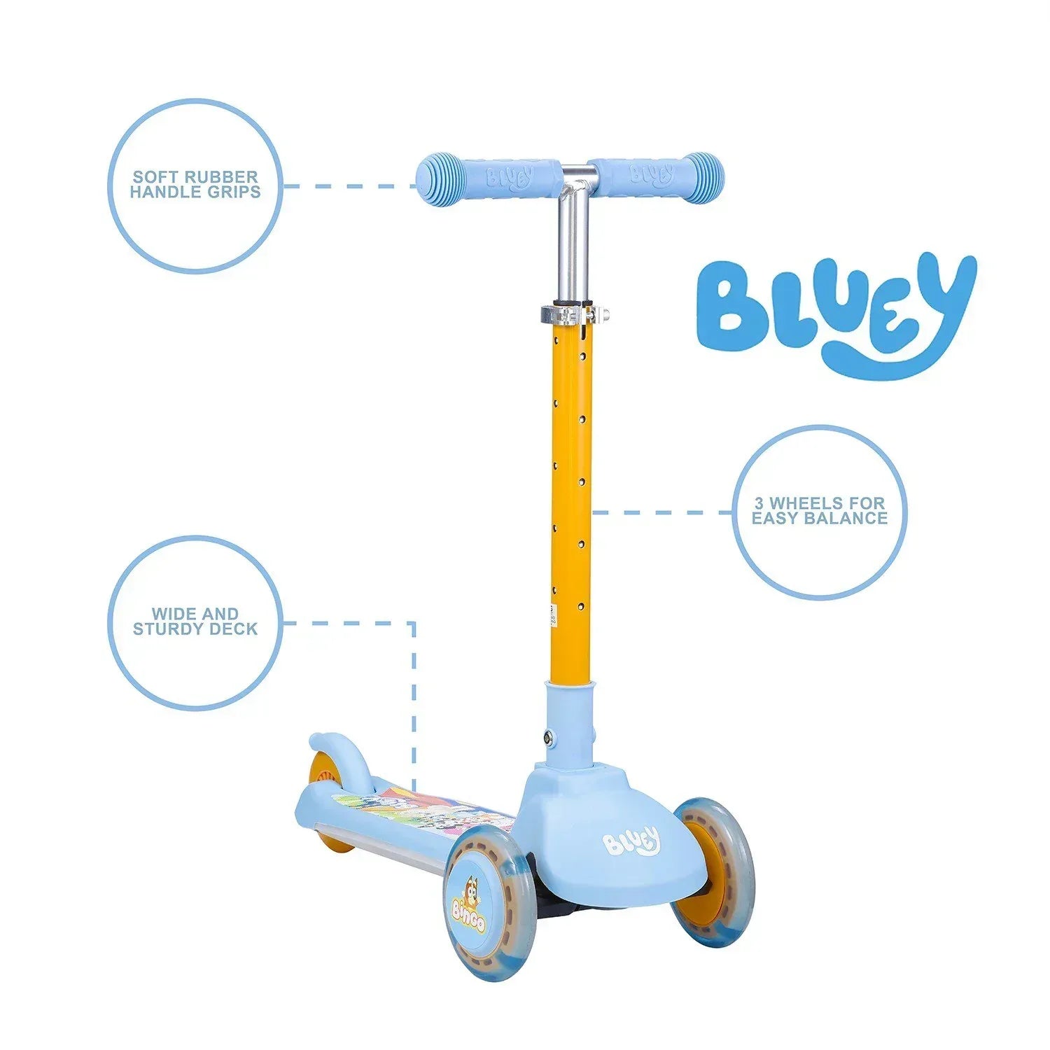 Licensed Kids Light Up 3-Wheel Scooter