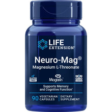 Neuro-Mag magnesium L-threonate supplement bottle front label