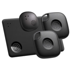 Life360 Tile Mate Essentials 4-Pack Bluetooth Trackers for Keys, Wallets & Phones (2 Mate, 1 Slim, 1 Sticker) – iOS & Android
