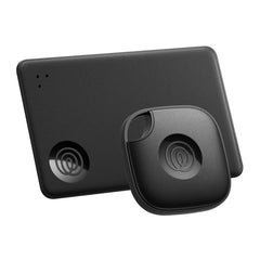 Life360 Tile Starter Pack â€“ 1 Mate & 1 Slim Bluetooth Trackers for Keys, Wallets, Phones â€“ iOS & Android (Black)