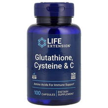 Life Extension supplement bottle with blue label, 100 capsules