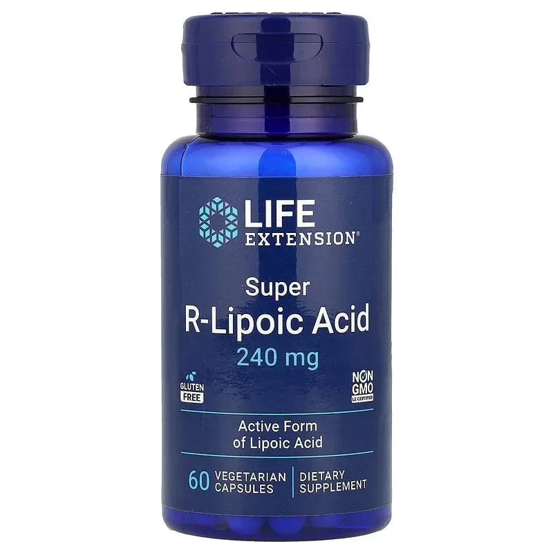 Life Extension, Super R-Lipoic Acid, 60 Vegetarian Capsules - USA MEGA SHOP