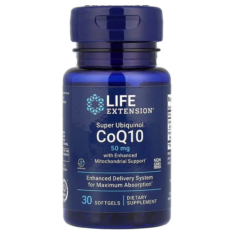 Life Extension, Super Ubiquinol CoQ10 with Enhanced Mitochondrial Support, Softgels