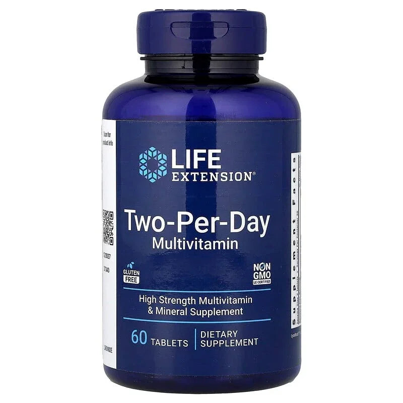 Life Extension, Two-Per-Day Multivitamin, Tablets