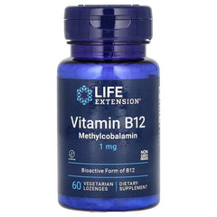 Life Extension, Vitamin B12 Methylcobalamin, Vegetarian Lozenges - USA MEGA SHOP