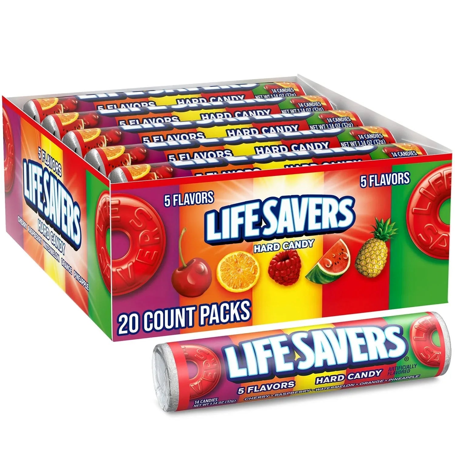 Life Savers 5 Flavors Hard Candy, 1.14 oz., 20 pk. - USA MEGA SHOP
