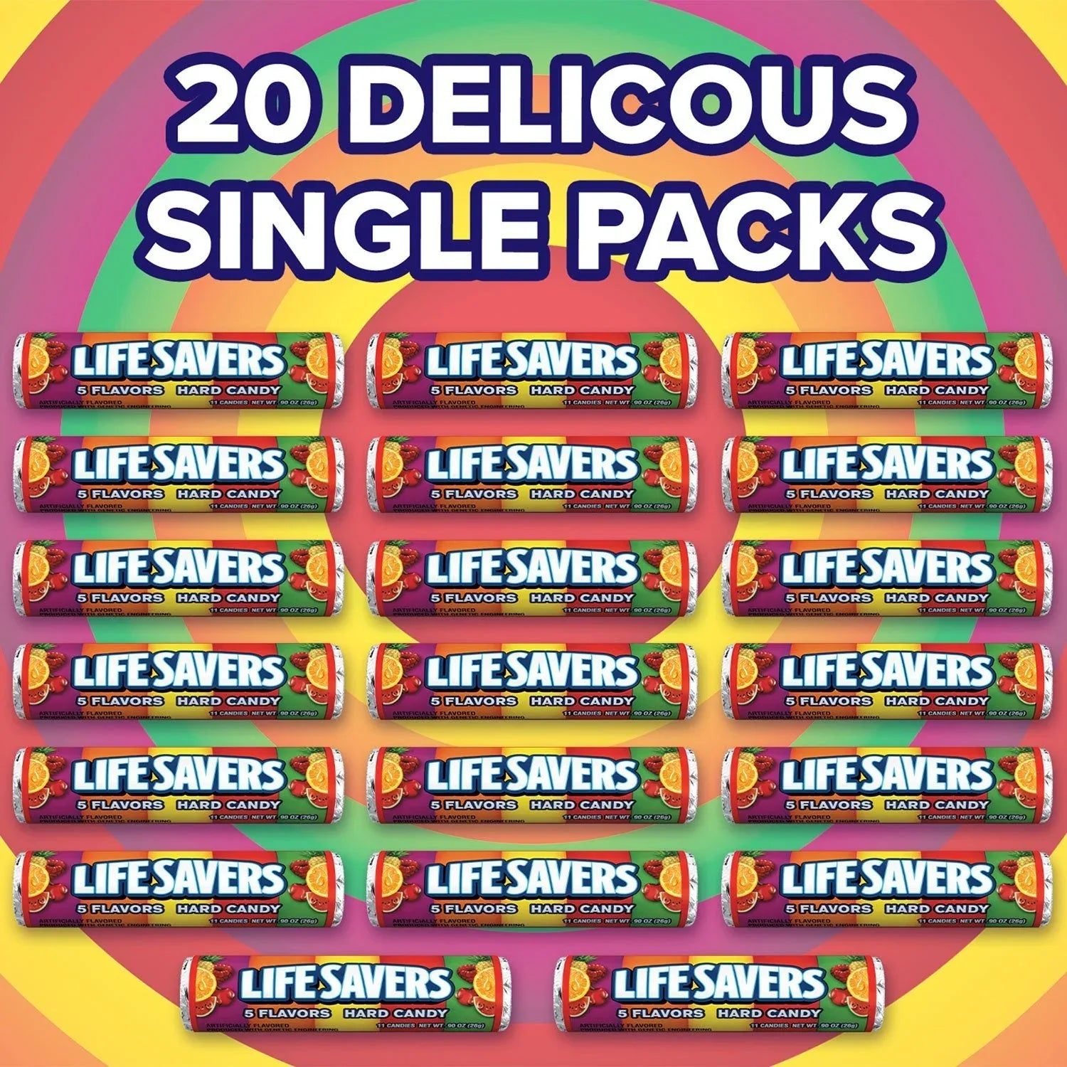 Life Savers 5 Flavors Hard Candy, 1.14 oz., 20 pk. - USA MEGA SHOP