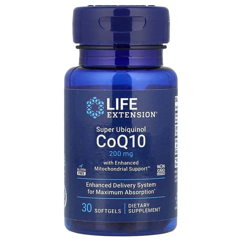 Life Extension, Super Ubiquinol CoQ10 with Enhanced Mitochondrial Support, Softgels