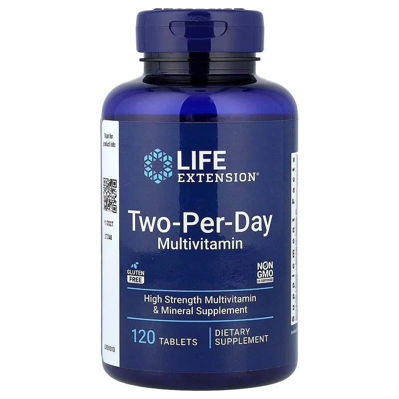 Life Extension, Two-Per-Day Multivitamin, Tablets