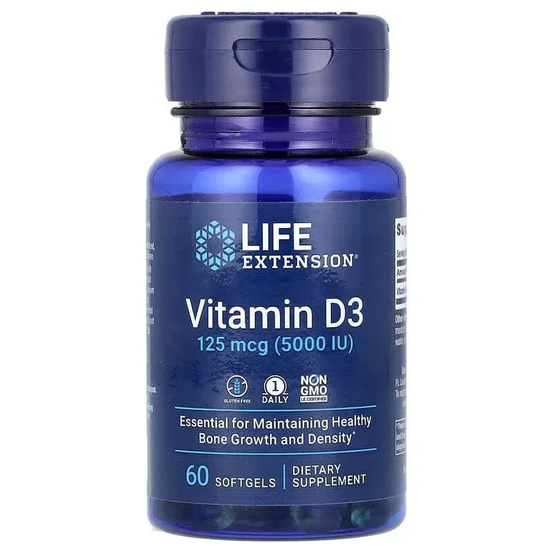 Life Extension, Vitamin D3, Softgels - USA MEGA SHOP