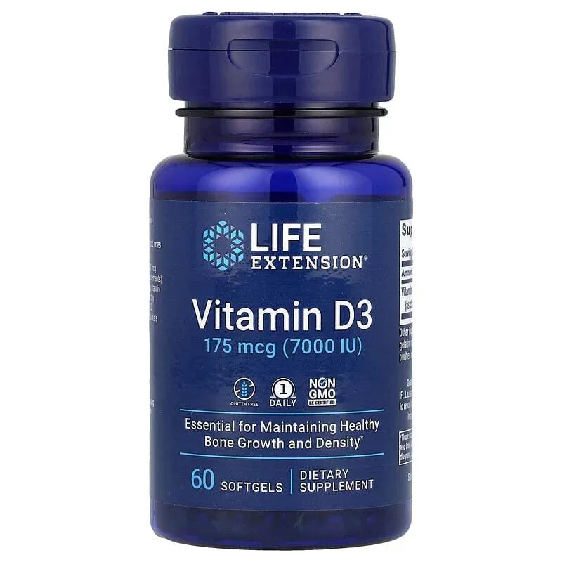 Life Extension, Vitamin D3, Softgels - USA MEGA SHOP