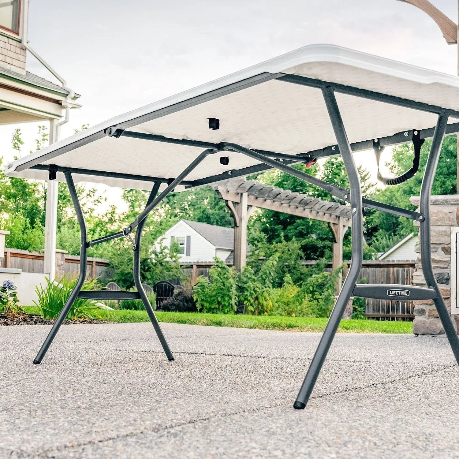 Lifetime 6-Foot Fold-In-Half Table