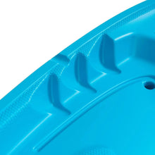 Youth sit-on-top kayak deck panel with raised grip ridges and openings