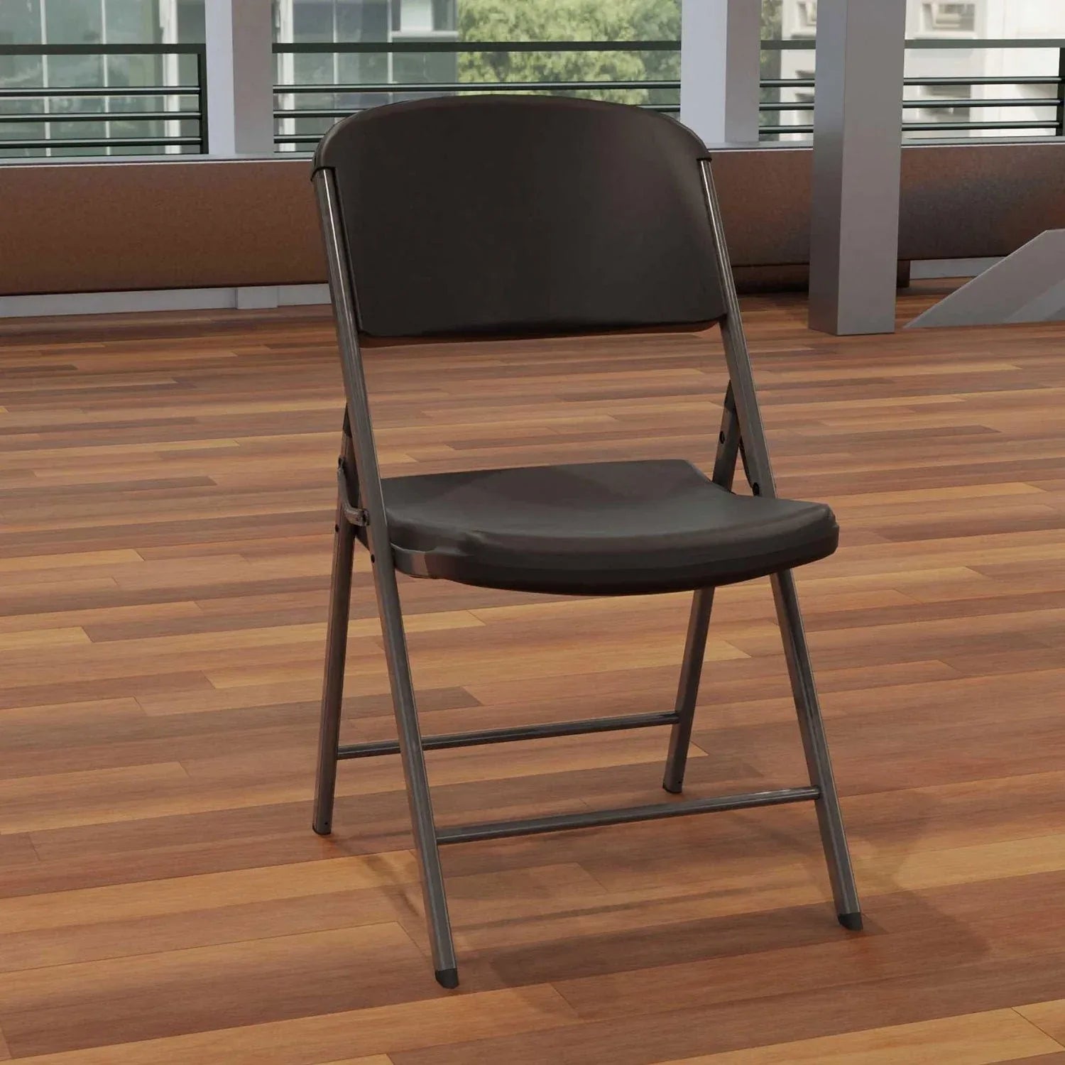 Lifetime Commercial Grade Contoured Folding Chair, Assorted Colors 4 Pack