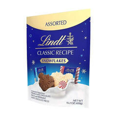 Lindt Assorted Chocolate & Peppermint Snowflakes, 43 ct. - USA MEGA SHOP