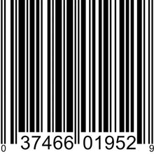 Barcode on milk chocolate bar packaging.