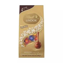 Gold Lindor assorted chocolate truffle bag with 4 flavors, 19 oz