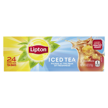 Lipton iced tea box, 24 tea bags, unsweetened black tea