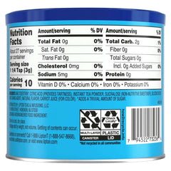 Lipton Zero Sugar Iced Tea Mix, Raspberry Flavor Black Iced Tea, Makes 10 Quarts (select size)