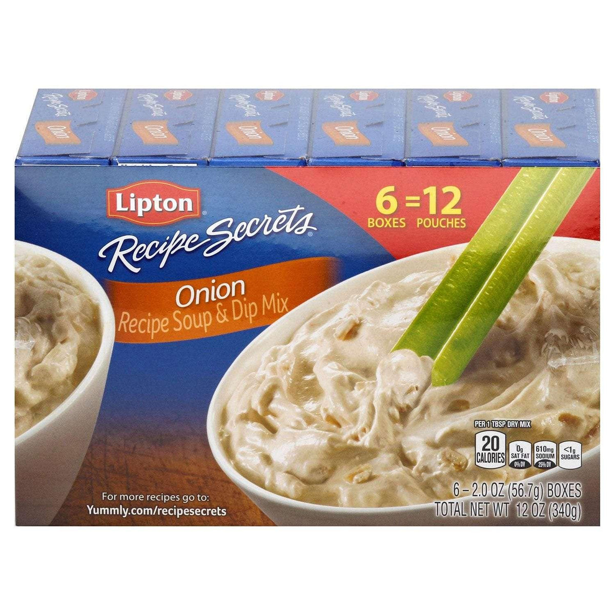 Lipton Onion Recipe Soup and Dip Mix 2 oz., 6 pk. - USA MEGA SHOP