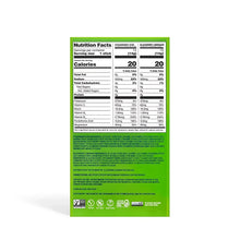 Liquid I.V. Energy sugar-free drink mix box, nutrition facts panel (back).