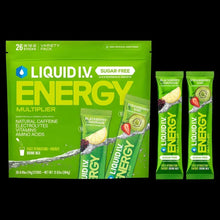 Sugar-free energy multiplier variety stick pack pouch, showing fruit flavor sticks