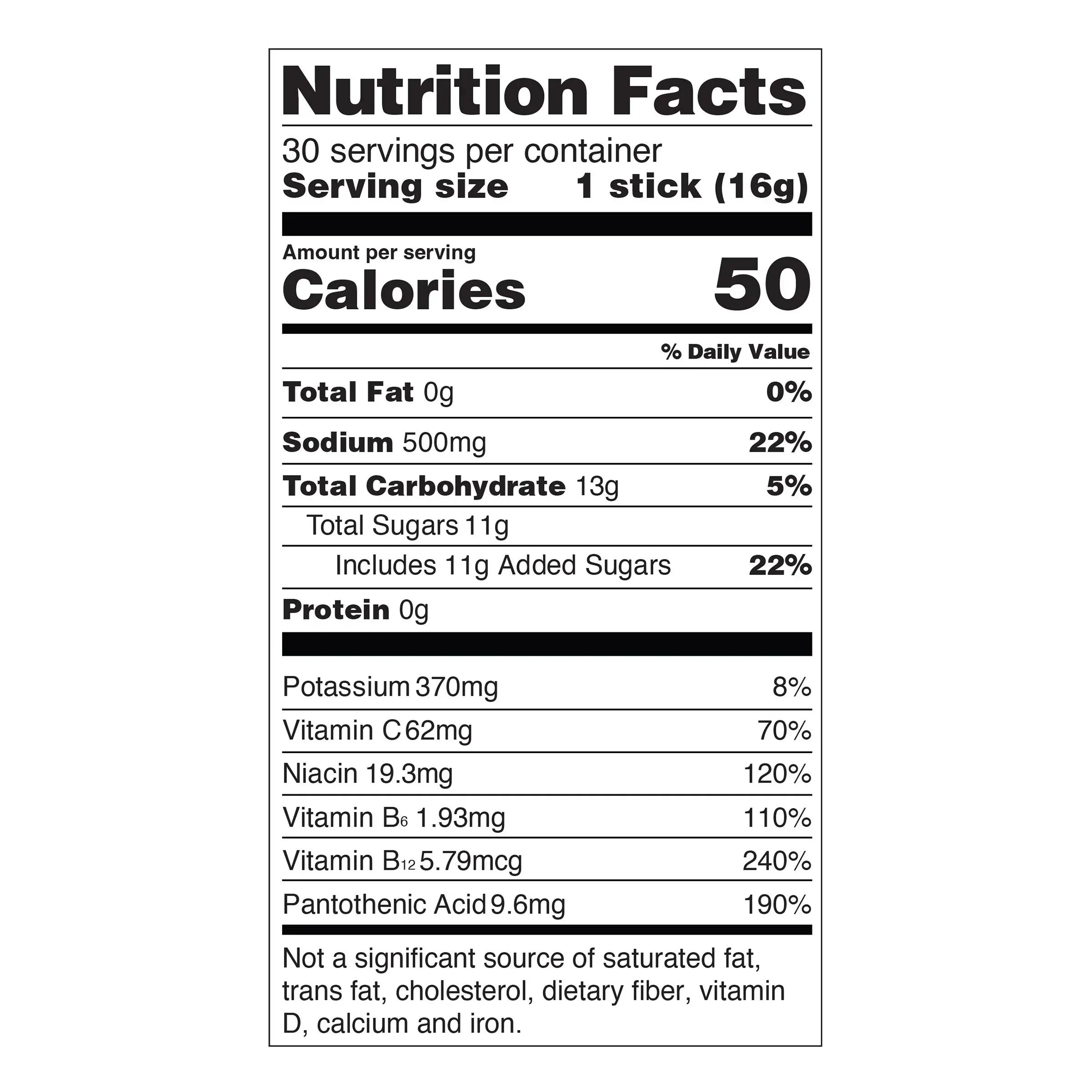 Liquid I.V. Hydration Multiplier, 30 Individual Serving Stick Packs in Resealable Pouch, Firecracker