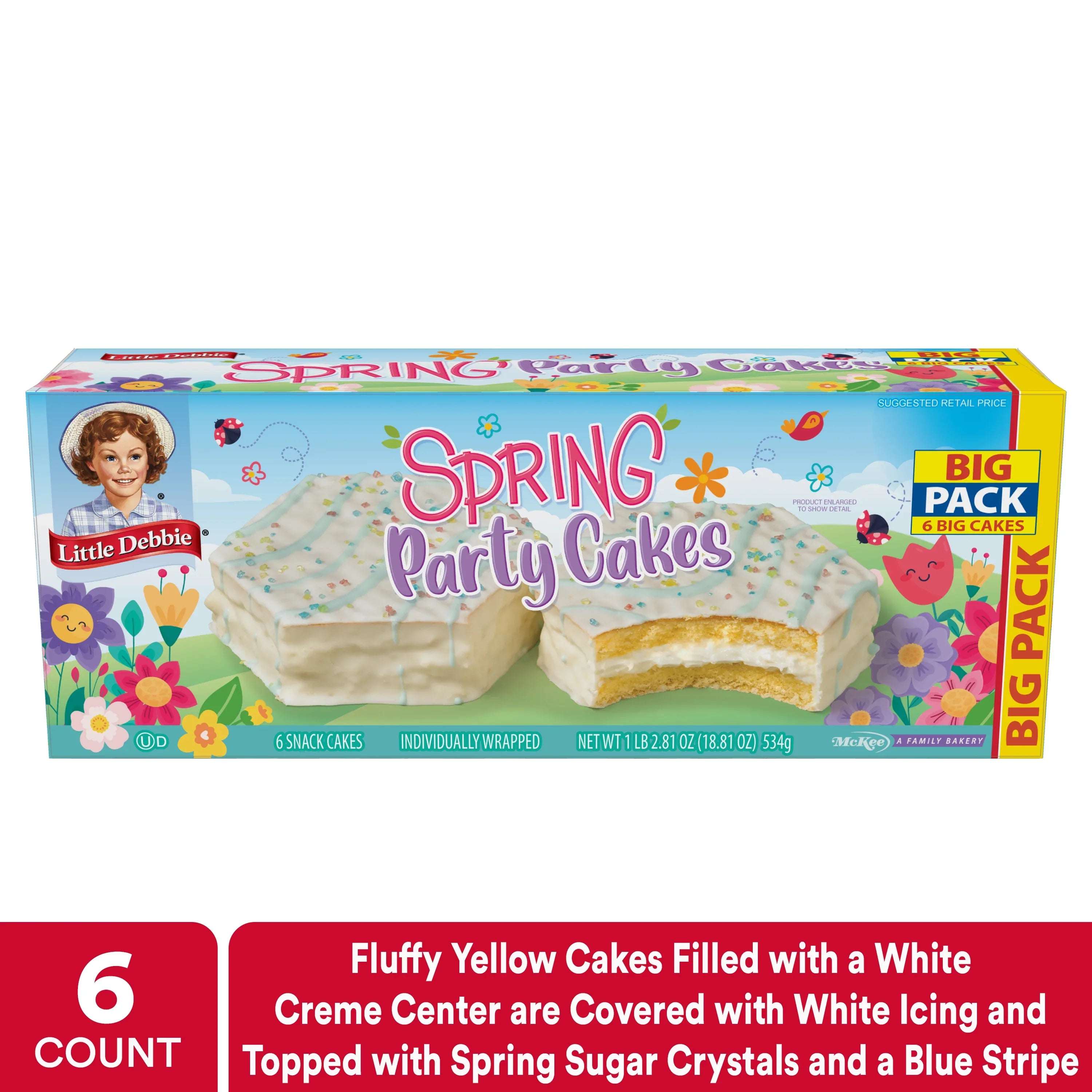 Little Debbie Big Pack Spring Party Cakes