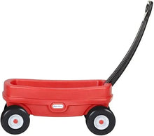 Little Tikes Lil' Wagon red kids' push wagon with black handle and four wheels