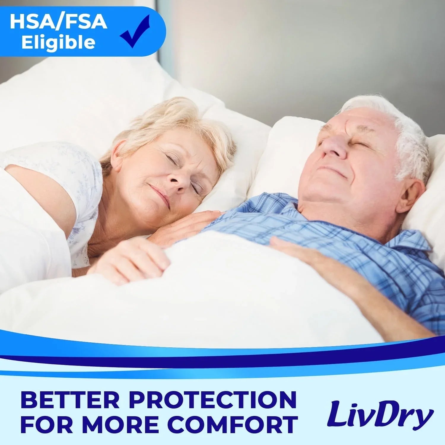 LivDry XL Overnight Adult Diapers for Women and Men, Max Protection Incontinence Underwear