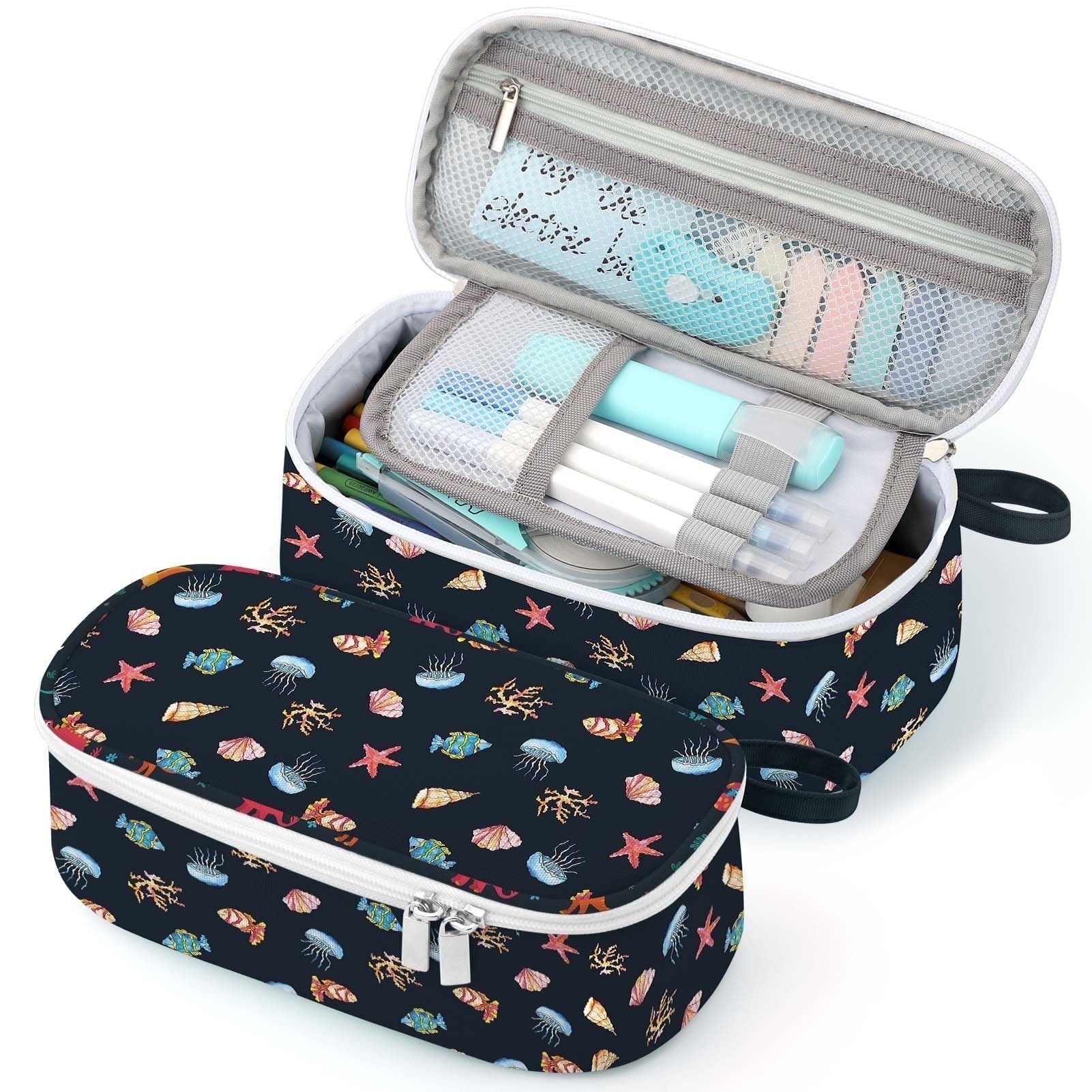Livhil Large Pencil Pouch, Pencil Case for Girls Boys, Pencil Bag Pencil Boxes for Kids Elementary School Supplies