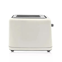 2-slice smart toaster with white body, top slots, and side lever