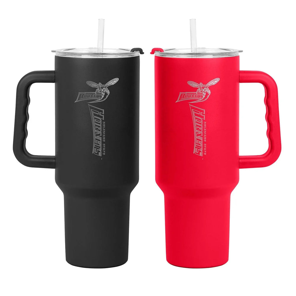Logo Brands Delaware State Hornets 40oz. Etch SS Tumbler 2pk. - USA MEGA SHOP