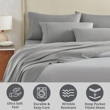 London Fog 6-Piece Ultra-Soft Microfiber Sheet Set, Assorted Sizes