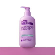 Love Wellness pH Balanced Cleanser pump bottle, lilac