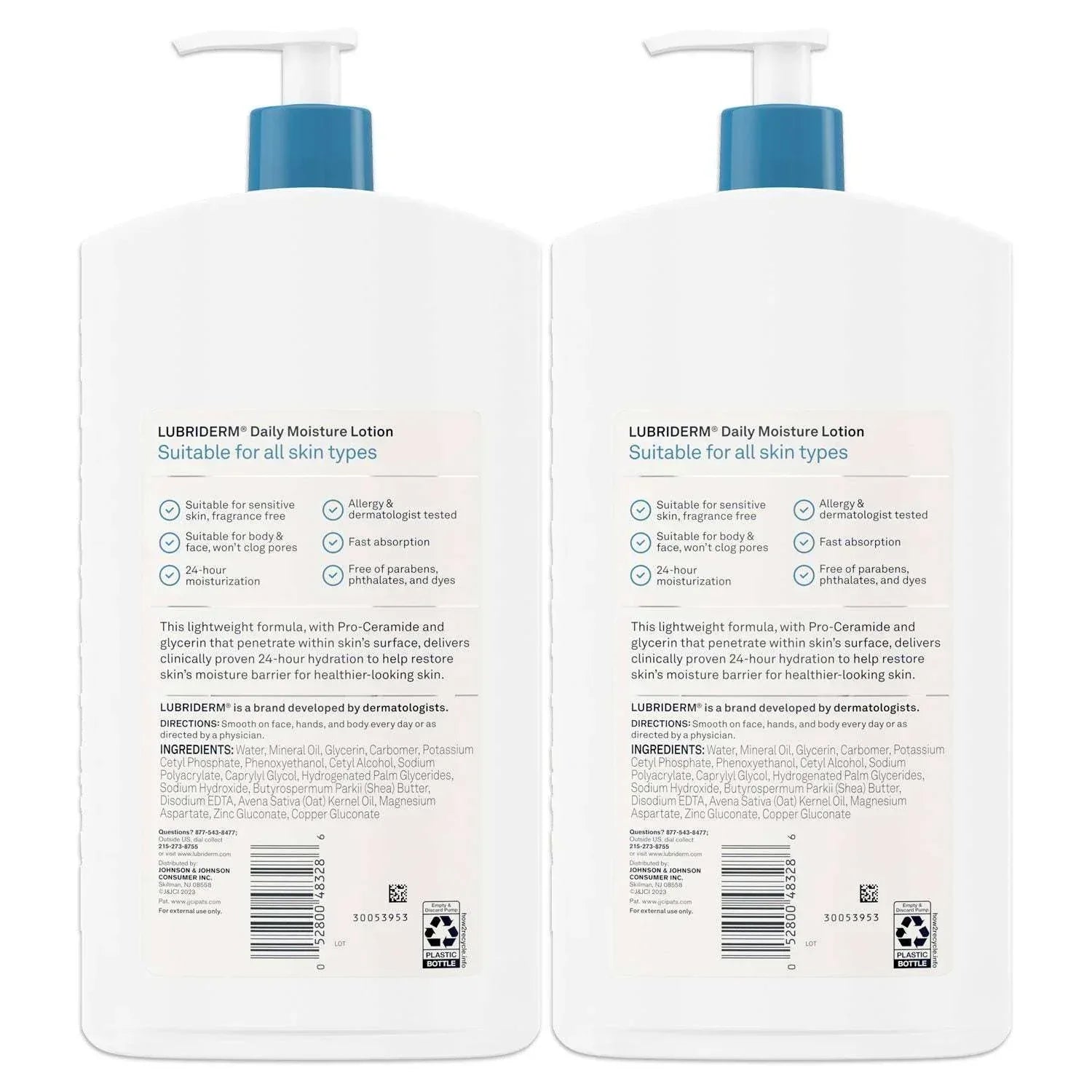 Lubriderm Daily Moisture Body Lotion, 24 fl. oz., 2 pk.