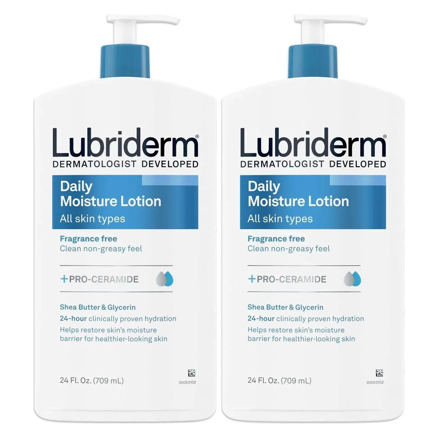 Lubriderm Daily Moisture Body Lotion, 24 fl. oz., 2 pk.