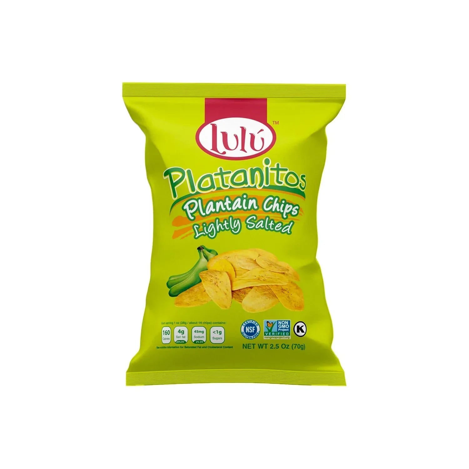 Lulu Platanitos Lightly Salted Plantain Chips, 2.5 oz., 30 pk.